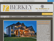 Tablet Screenshot of berkeyhomebuilders.com